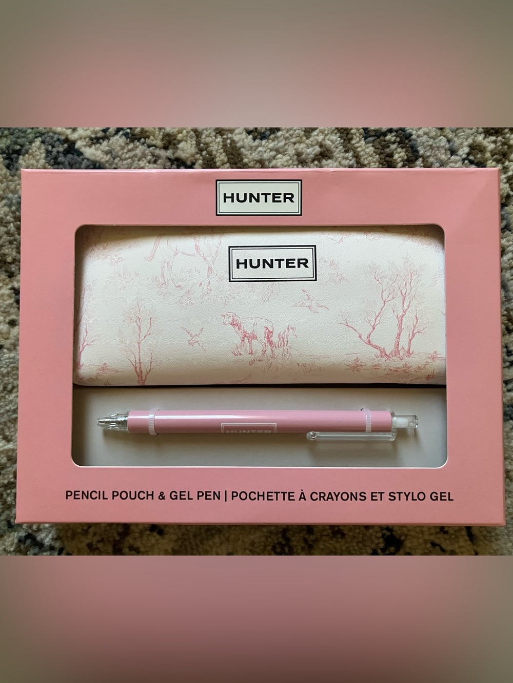 Hunter Pencil Pouch & Gel Pen